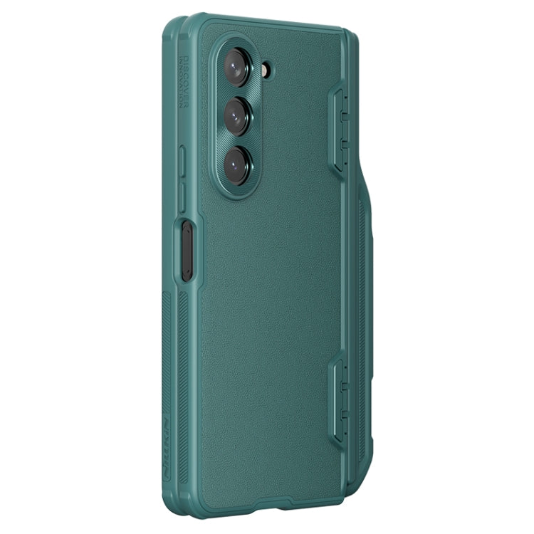 For Samsung Galaxy Z Fold5 NILLKIN CamShield Fold Series PC + TPU Phone Case with Pen Slot(Green) - free shipping - PMC TechLife - Order now!