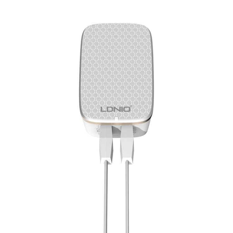 LDNIO A2204 2 in 1 12W Dual USB Interface Travel Charger Mobile Phone Charger with Type-C / USB-C Data Cable, EU Plug - free shipping - PMC TechLife - Order now!