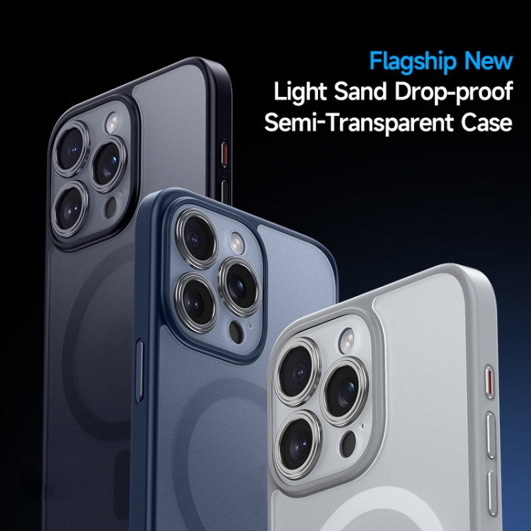 For iPhone 15 Pro SULADA Magsafe Magnetic Matte PC + TPU Phone Case(Titanium Gray) - free shipping - PMC TechLife - Order now!