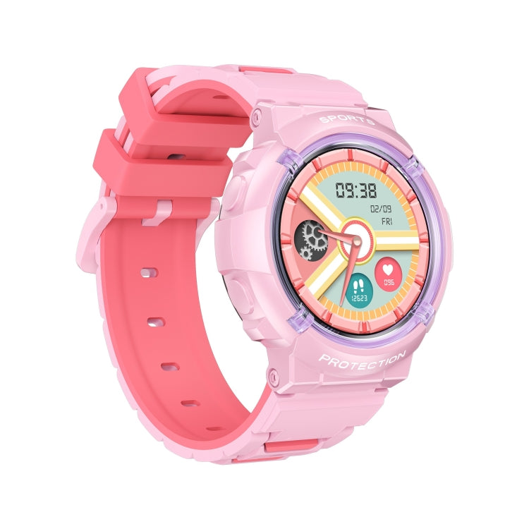 HT19 1.2 inch Round Screen IP68 Children Smart Watch, Support Sleep Monitoring(Pink) - Smart Watches by PMC TechLife | Online Shopping South Africa | PMC TechLife