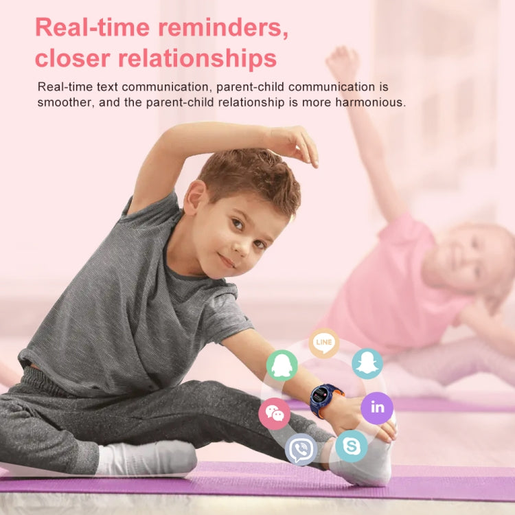 HT19 1.2 inch Round Screen IP68 Children Smart Watch, Support Sleep Monitoring(White) - Smart Watches by PMC TechLife | Online Shopping South Africa | PMC TechLife
