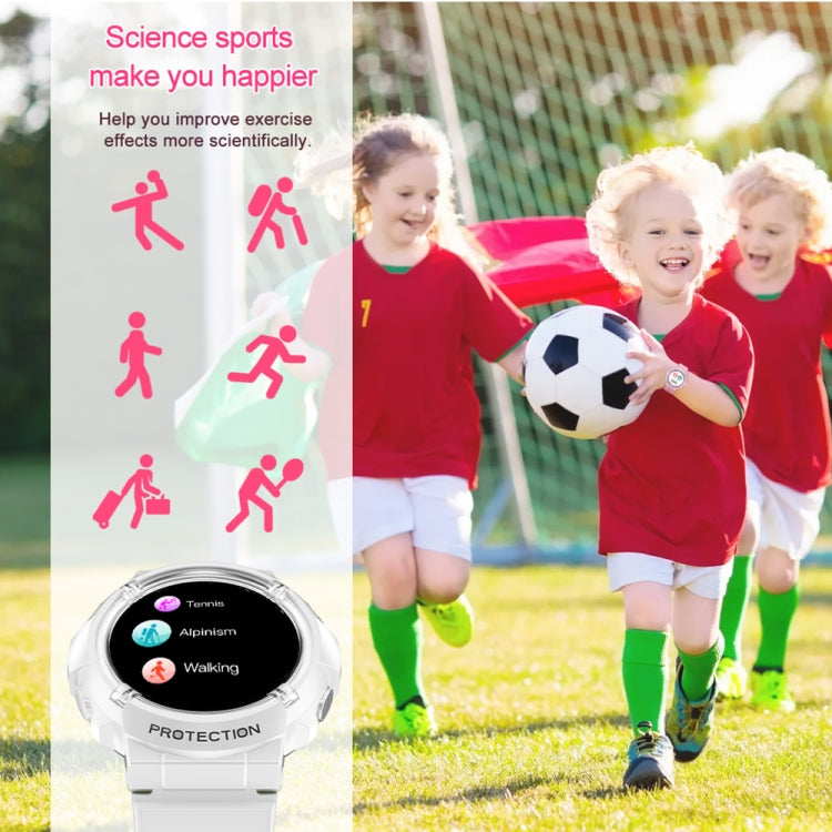 HT19 1.2 inch Round Screen IP68 Children Smart Watch, Support Sleep Monitoring(White) - Smart Watches by PMC TechLife | Online Shopping South Africa | PMC TechLife
