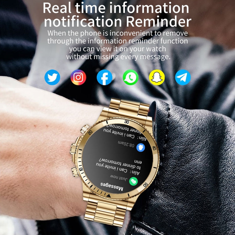 L67 Pro 1.53 inch Steel Band Smart Watch, Support Sleep / Heart Rate Monitoring(Silver) - Smart Watches by PMC TechLife | Online Shopping South Africa | PMC TechLife