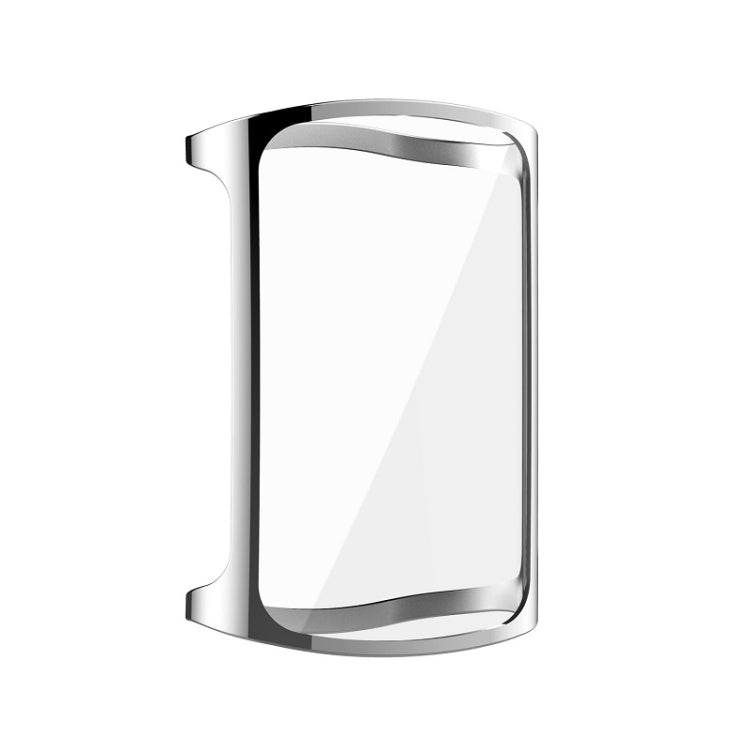 For Fitbit Charge 6 / 5 Full Coverage TPU Electroplated Watch Protective Case(Silver) - Watch Cases by PMC TechLife | Online Shopping South Africa | PMC TechLife