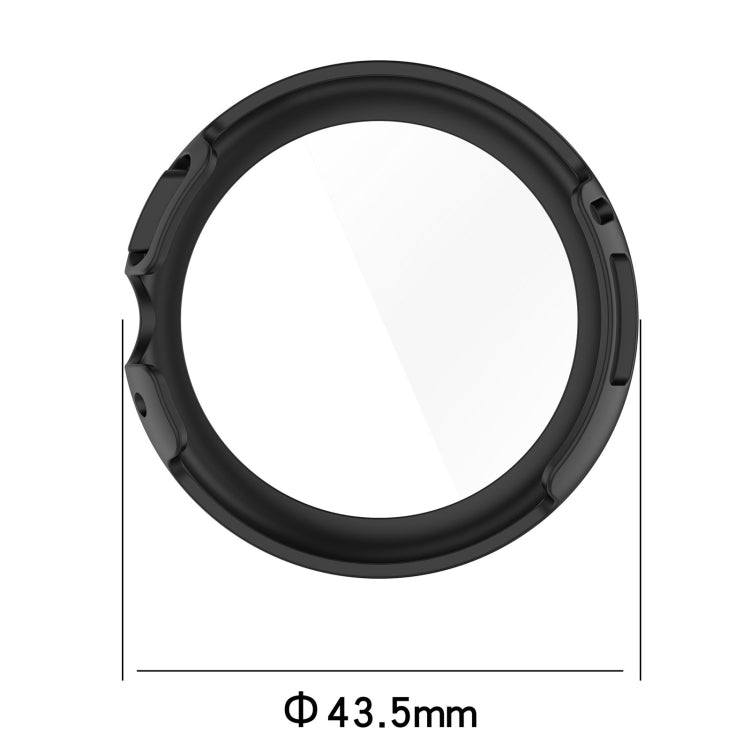For Google Pixel Watch 2 PC + Tempered Film Integrated Watch Protective Case(Silver) - Watch Cases by PMC TechLife | Online Shopping South Africa | PMC TechLife