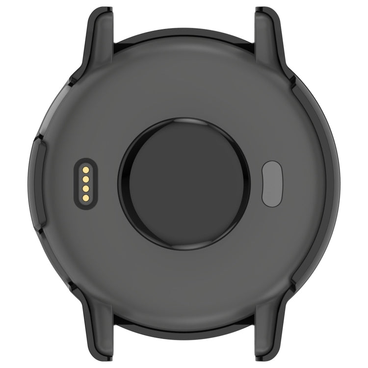 For Garmin vivoactive 5 / Active 5 PC + Tempered Film Integrated Watch Protective Case(Black) - Watch Cases by PMC TechLife | Online Shopping South Africa | PMC TechLife