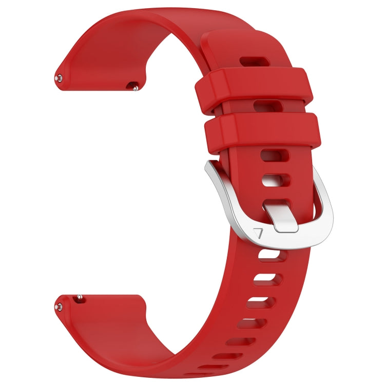 For Garmin vivoactive 5 / Active 5 20mm Silicone Watch Band(Red) - Watch Bands by PMC TechLife | Online Shopping South Africa | PMC TechLife