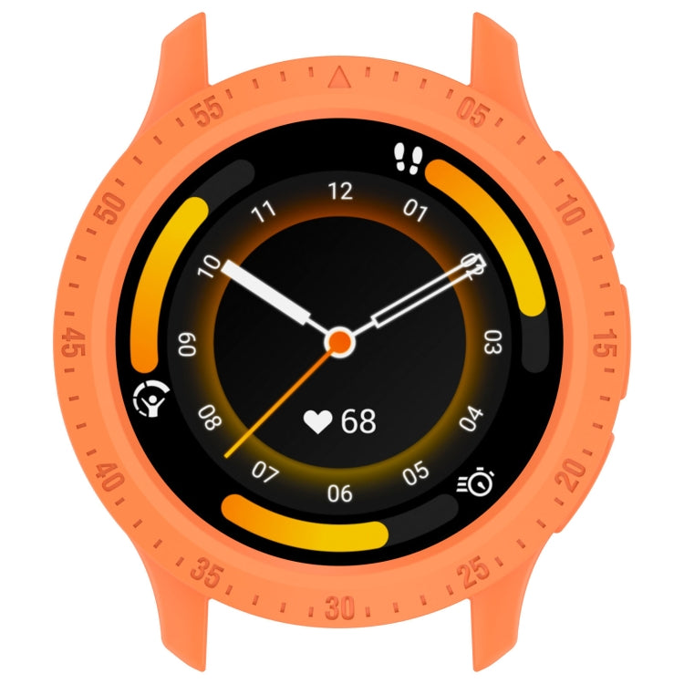 For Garmin Venu 3S Half Pack Hollow TPU Armor Watch Protective Case(Orange) - Watch Cases by PMC TechLife | Online Shopping South Africa | PMC TechLife