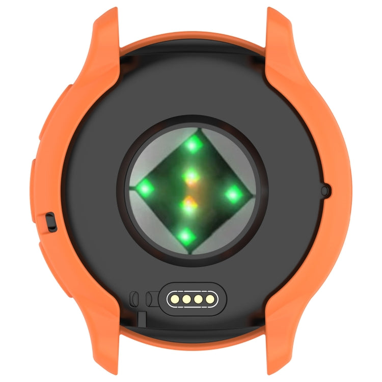 For Garmin Venu 3S Half Pack Hollow TPU Armor Watch Protective Case(Orange) - Watch Cases by PMC TechLife | Online Shopping South Africa | PMC TechLife