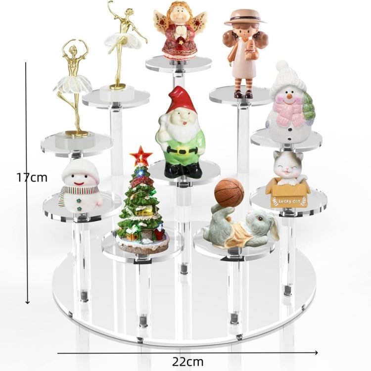 YX066 Acrylic Circular Cupcake Stand - free shipping - PMC TechLife - Order now!