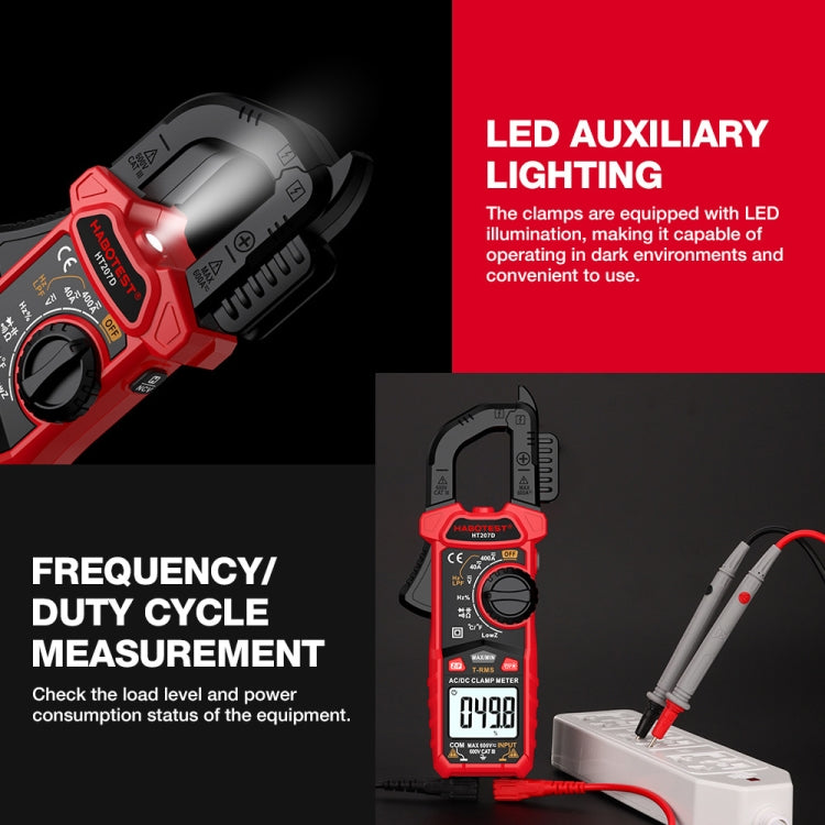 HABOTEST HT207B Multifunctional Digital Clamp Multimeter - free shipping - PMC TechLife - Order now!