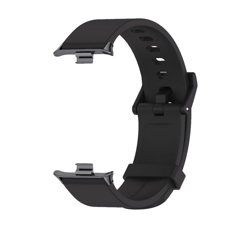 For Xiaomi Smart Band 9 Pro / 8 Pro Mijobs Silicone Breathable Watch Band(Black) - Watch Bands by MIJOBS | Online Shopping South Africa | PMC TechLife | Buy Now Pay Later Mobicred