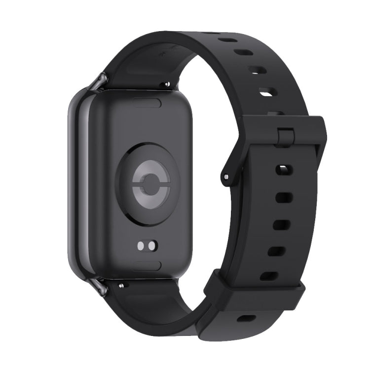 For Xiaomi Smart Band 9 Pro / 8 Pro Mijobs Silicone Breathable Watch Band(Black) - Watch Bands by MIJOBS | Online Shopping South Africa | PMC TechLife | Buy Now Pay Later Mobicred
