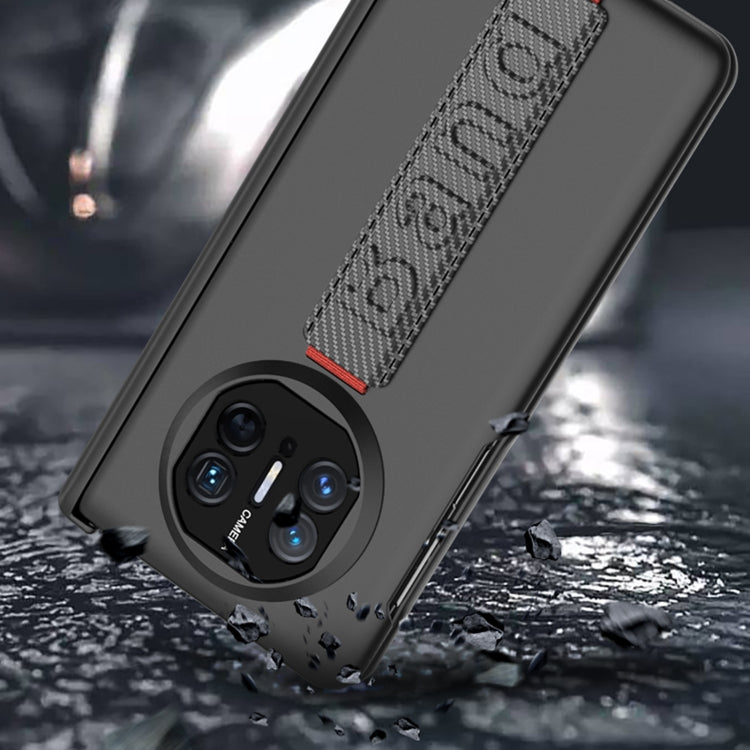 For Huawei Mate X5 GKK Wristband Integrated HD Film Magnetic Hinge Phone Case(Silver) - free shipping - PMC TechLife - Order now!