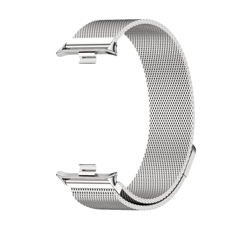 For Xiaomi Smart Band 9 Pro / 8 Pro Mijobs Milan Magnetic Stainless Steel Watch Band(Silver) - Watch Bands by MIJOBS | Online Shopping South Africa | PMC TechLife | Buy Now Pay Later Mobicred
