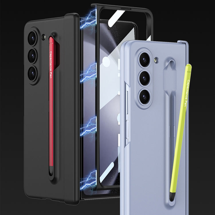 For Samsung Galaxy Z Fold5 5G GKK Magnetic Integrated Phone Case with Pen Slots, No Include Pen(Silver) - free shipping - PMC TechLife - Order now!