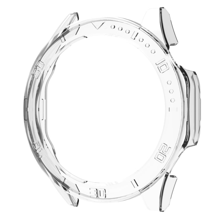 For Huawei Watch GT 4 Half Cover PC Watch Protective Case with Scale(Transparent) - Watch Cases by PMC TechLife | Online Shopping South Africa | PMC TechLife