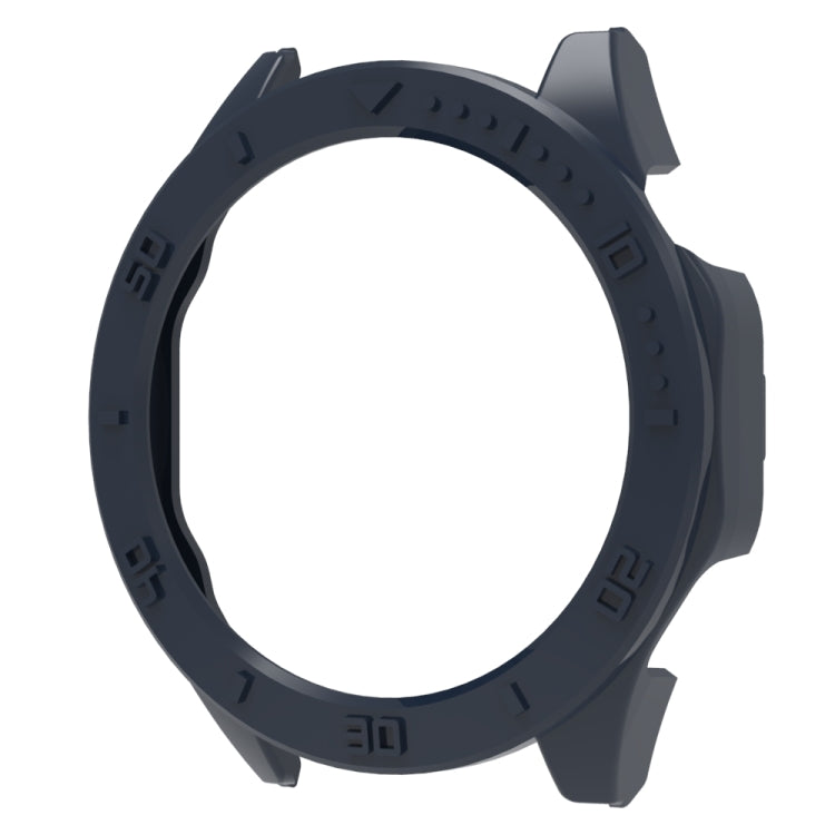 For Huawei Watch GT 4 Half Cover PC Watch Protective Case with Scale(Dark Blue) - Watch Cases by PMC TechLife | Online Shopping South Africa | PMC TechLife