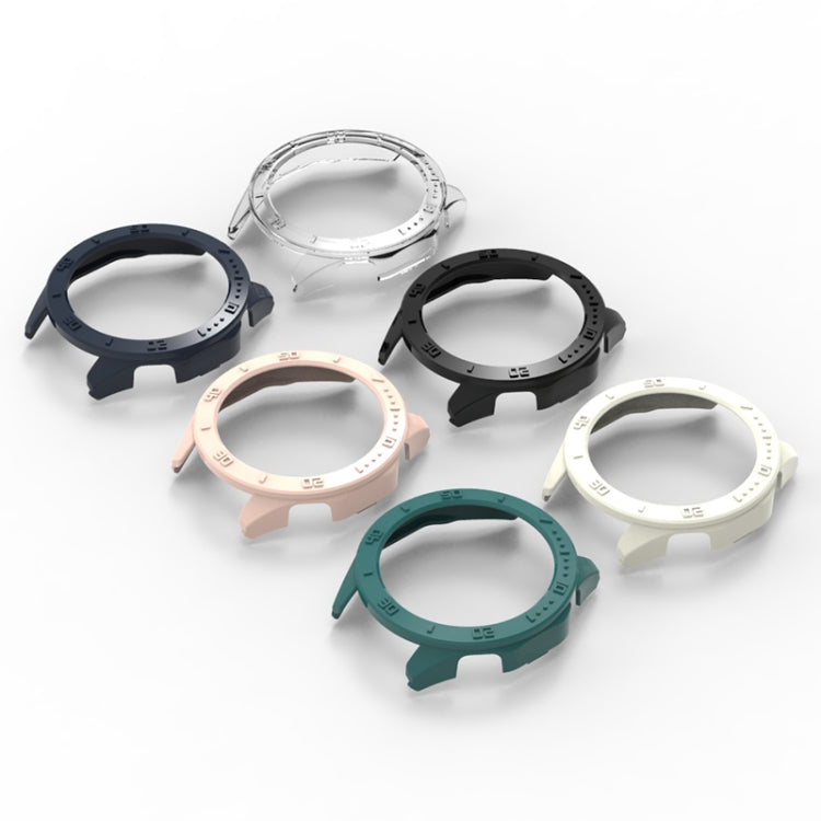 For Huawei Watch GT 4 Half Cover PC Watch Protective Case with Scale(Dark Blue) - Watch Cases by PMC TechLife | Online Shopping South Africa | PMC TechLife