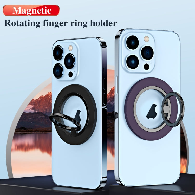 Magsafe Magnetic Electroplating Phone Ring Holder(Black) - free shipping - PMC TechLife - Order now!
