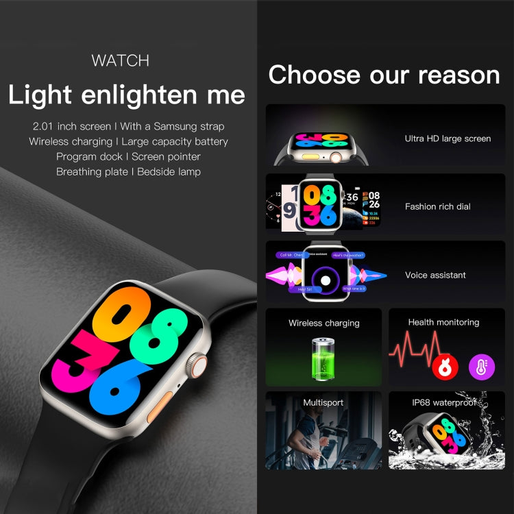 Q9 Smart Bracelet, 2.01 inch Waterproof Smart Watch, BT Call / Heart Rate / Blood Pressure / Blood Oxygen(Pink Gold) - free shipping - PMC TechLife - Order now!