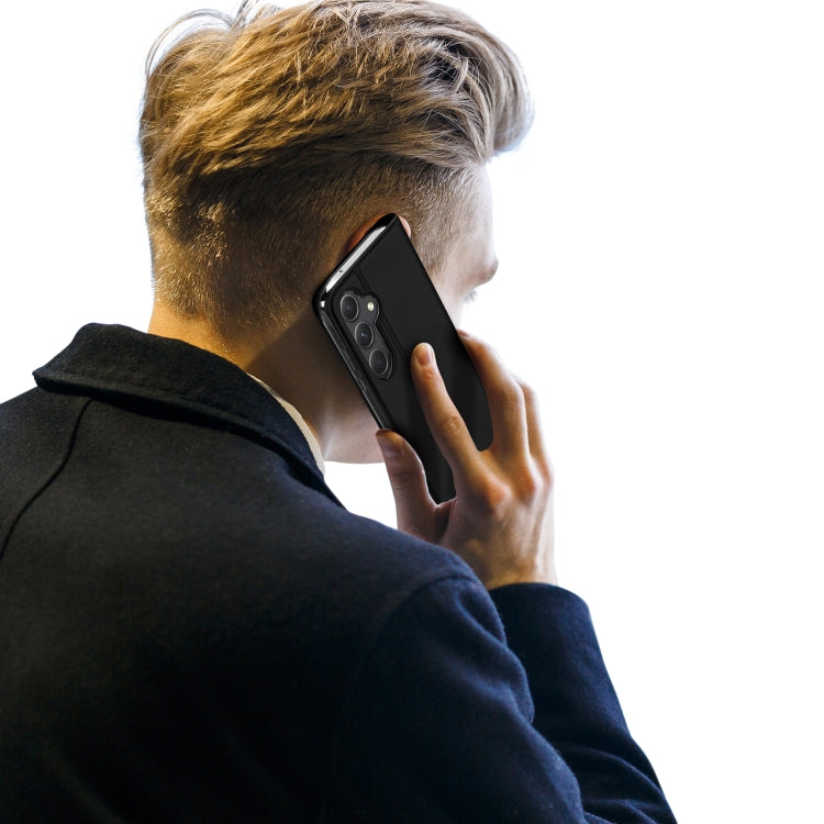 For Samsung Galaxy A55 5G DUX DUCIS Skin Pro Series Flip Leather Phone Case(Black) - Galaxy Phone Cases by DUX DUCIS | Online Shopping South Africa | PMC TechLife | Buy Now Pay Later Mobicred