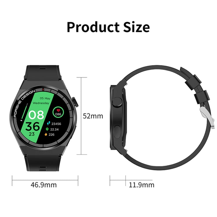 TM06 Smart Bracelet, 1.28 inch IP67 Waterproof Smart Watch, Bluetooth Call / Heart Rate / Blood Pressure / Blood Oxygen(Black) - Smart Watches by PMC TechLife | Online Shopping South Africa | PMC TechLife