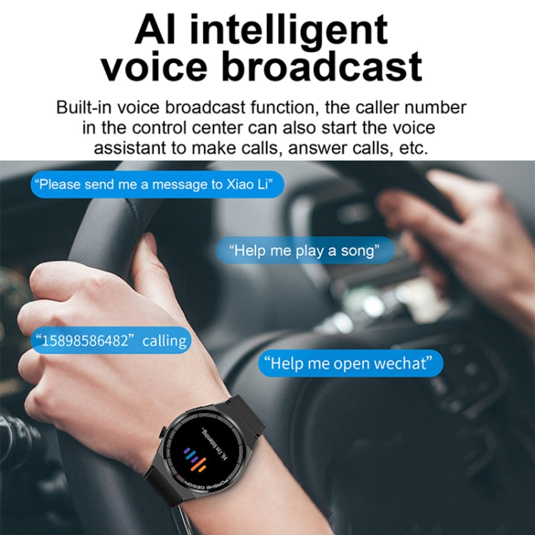 TM06 Smart Bracelet, 1.28 inch IP67 Waterproof Smart Watch, Bluetooth Call / Heart Rate / Blood Pressure / Blood Oxygen(Black) - Smart Watches by PMC TechLife | Online Shopping South Africa | PMC TechLife