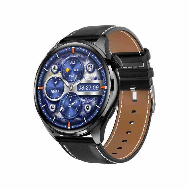 TM05 Pro Smart Bracelet, 1.46 inch Leather Band IP67 Waterproof Smart Watch, Bluetooth Call / Heart Rate / Blood Pressure / Blood Oxygen(Black) - Smart Watches by PMC TechLife | Online Shopping South Africa | PMC TechLife | Buy Now Pay Later Mobicred