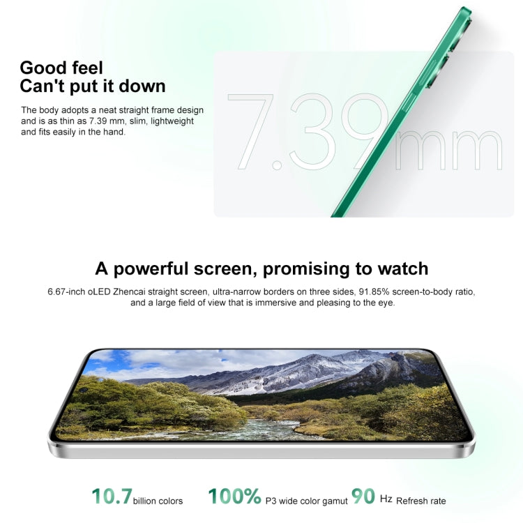 HUAWEI nova 11 SE, 256GB, Screen Fingerprint Identification, 6.67 inch HarmonyOS 4.0 Qualcomm Snapdragon 680 Octa Core, Network: 4G, NFC, OTG, Not Support Google Play(Green) - free shipping - PMC TechLife - Order now!