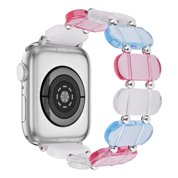 For Apple Watch SE 44mm Stretch Resin Watch Band(Colorful) - free shipping - PMC TechLife - Order now!