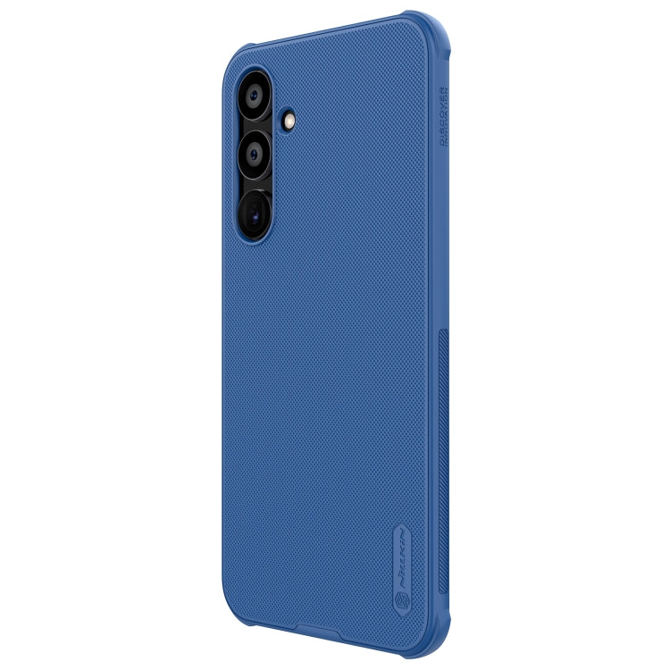 For Samsung Galaxy A55 NILLKIN Frosted Shield Pro PC + TPU Phone Case(Blue) - Galaxy Phone Cases by NILLKIN | Online Shopping South Africa | PMC TechLife | Buy Now Pay Later Mobicred