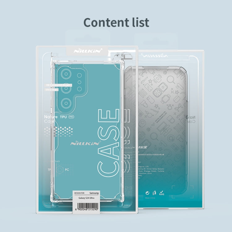 For Samsung Galaxy S24 Ultra 5G NILLKIN PC + TPU Phone Case(Transparent) - Galaxy S24 Ultra 5G Cases by NILLKIN | Online Shopping South Africa | PMC TechLife | Buy Now Pay Later Mobicred