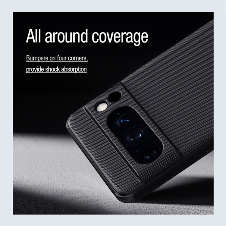 For Google Pixel 8 Pro NILLKIN Frosted Shield Pro Magnetic Magsafe Phone Case(Black) - Google Cases by NILLKIN | Online Shopping South Africa | PMC TechLife | Buy Now Pay Later Mobicred