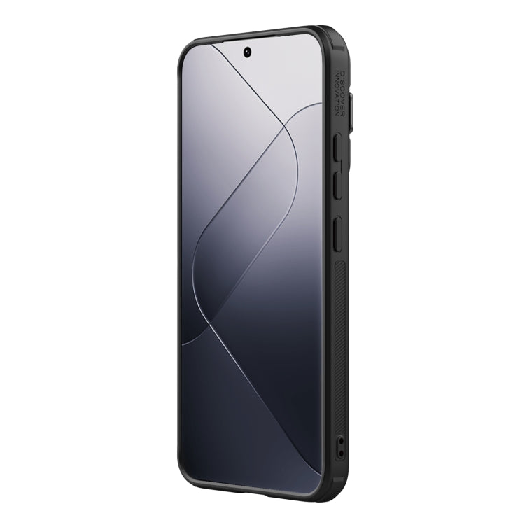For Xiaomi 14 Pro NILLKIN Textured Prop Lens Protection Holder Nylon Phone Case(Black) - 14 Pro Cases by NILLKIN | Online Shopping South Africa | PMC TechLife | Buy Now Pay Later Mobicred