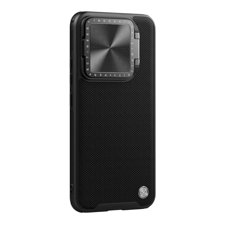 For Xiaomi 14 Pro NILLKIN Textured Prop Magnetic Lens Protection Holder Nylon Phone Case(Black) - free shipping - PMC TechLife - Order now!