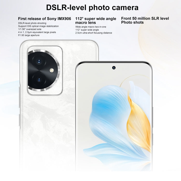Honor 100, 12GB+256GB, Screen Fingerprint Identification, 6.7 inch MagicOS 7.2 Snapdragon 7 Gen 3 Octa Core up to 2.63GHz, Network: 5G, NFC, OTG, Support Google Play(Blue) - free shipping - PMC TechLife - Order now!