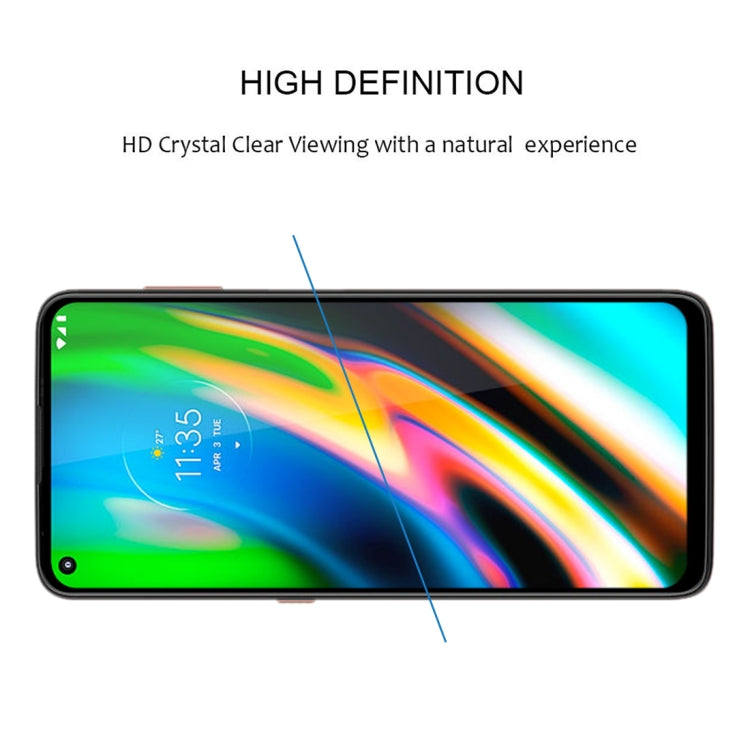 For Motorola Moto G9 Plus Full Glue Full Screen Tempered Glass Film - free shipping - PMC TechLife - Order now!