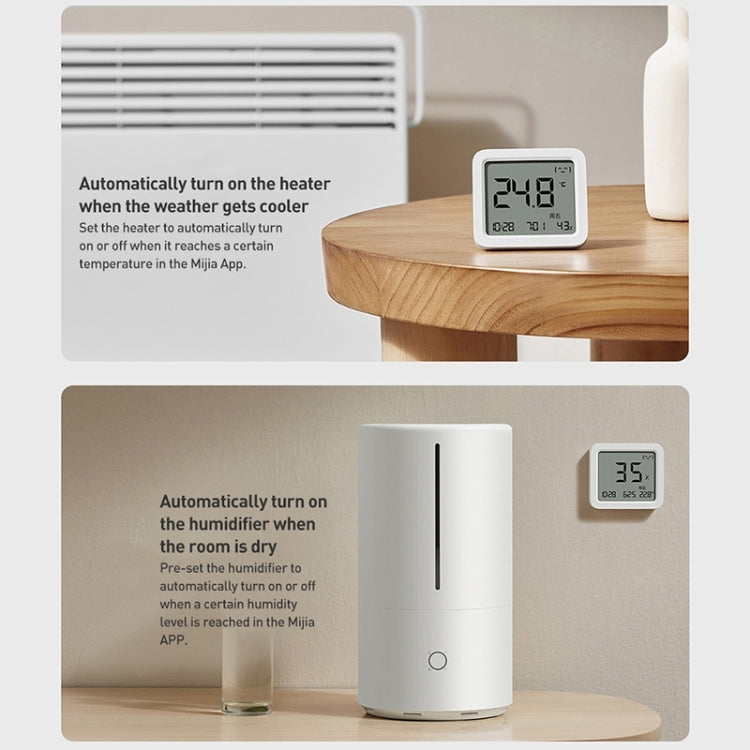 Original Xiaomi Mijia Smart Bluetooth Digital Thermometer Hygrometer 3(White) - Indoor Thermometer by Xiaomi | Online Shopping South Africa | PMC TechLife | Buy Now Pay Later Mobicred