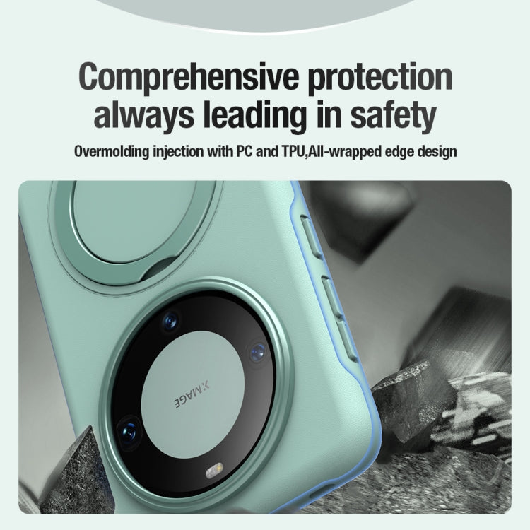 For Huawei Mate 60 Pro / 60 Pro+ NILLKIN MagProp 360 Rotation PC + TPU Full Covering MagSafe Magnetic Phone Case(Green) - Huawei Cases by NILLKIN | Online Shopping South Africa | PMC TechLife | Buy Now Pay Later Mobicred