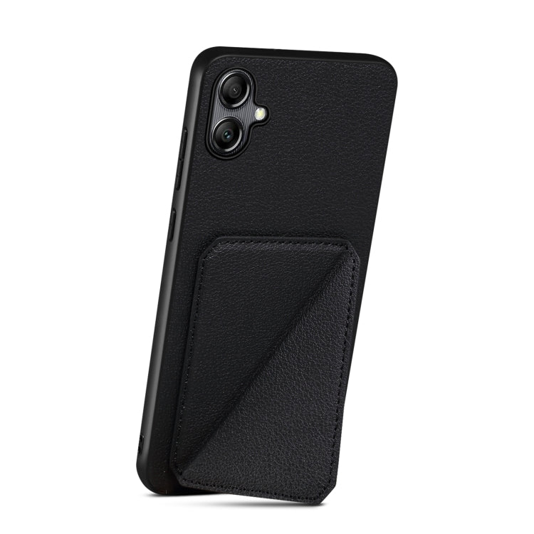 For Samsung Galaxy S24+ 5G Denior Imitation Calf Leather Back Phone Case with Holder(Black) - free shipping - PMC TechLife - Order now!