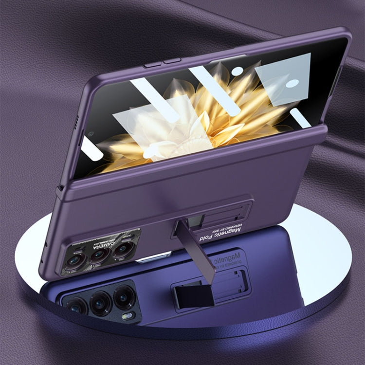 For Honor Magic V2 GKK Integrated Magnetic Folding Hinge All-inclusive Phone Case(Purple) - free shipping - PMC TechLife - Order now!