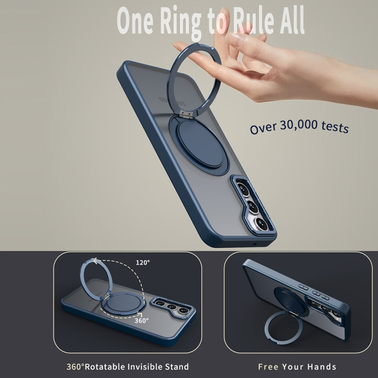 For Samsung Galaxy S23 5G 360-degree Rotating MagSafe Magnetic Holder Phone Case(Navy Blue) - free shipping - PMC TechLife - Order now!