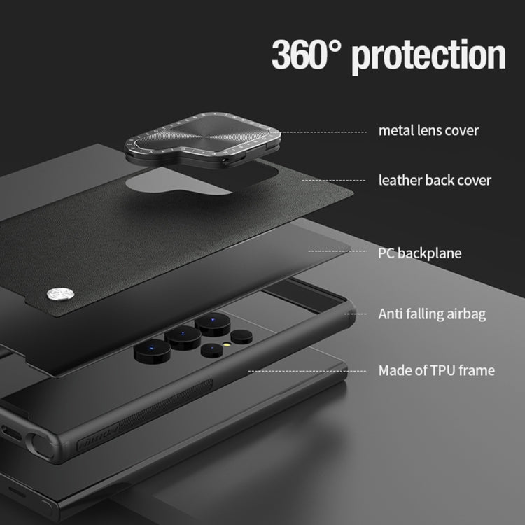 For Samsung Galaxy S24 Ultra 5G NILLKIN CamShield Prop Series PC + TPU Phone Case(Green) - free shipping - PMC TechLife - Order now!