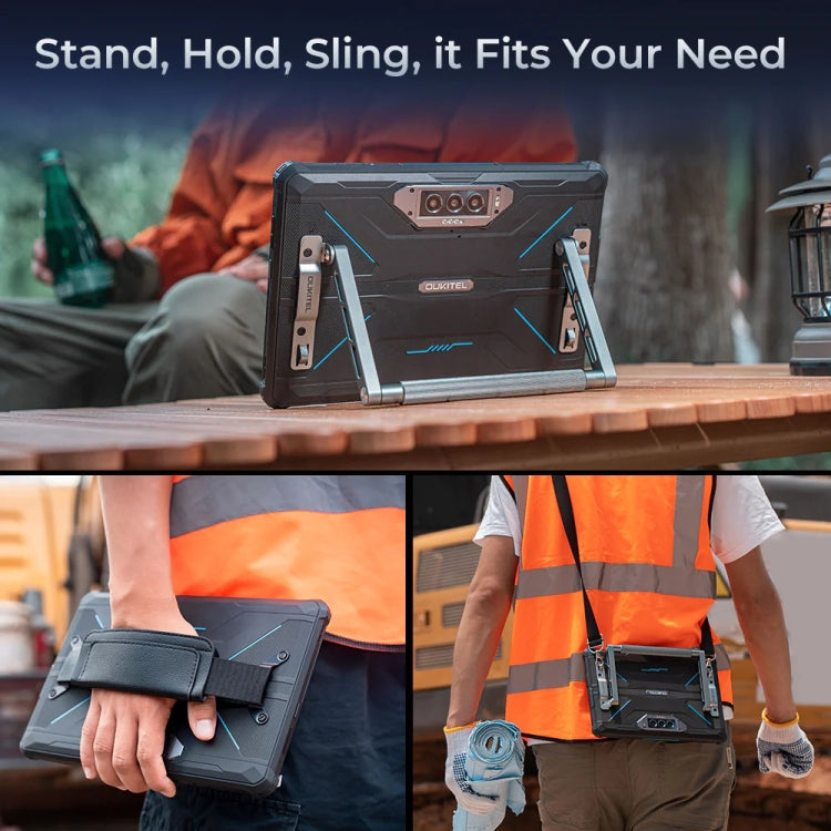 OUKITEL RT7 TITAN 4G Network IP68/IP69K Rugged Tablet, 8GB+256GB, 10.1 inch Android 13 MediaTek MT8788 Octa Core Support Dual SIM, EU Plug(Black) - free shipping - PMC TechLife - Order now!