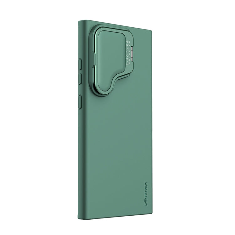 For Samsung Galaxy S24 Ultra 5G NILLKIN CamShield Prop Liquid Silicone Phone Case(Green) - free shipping - PMC TechLife - Order now!