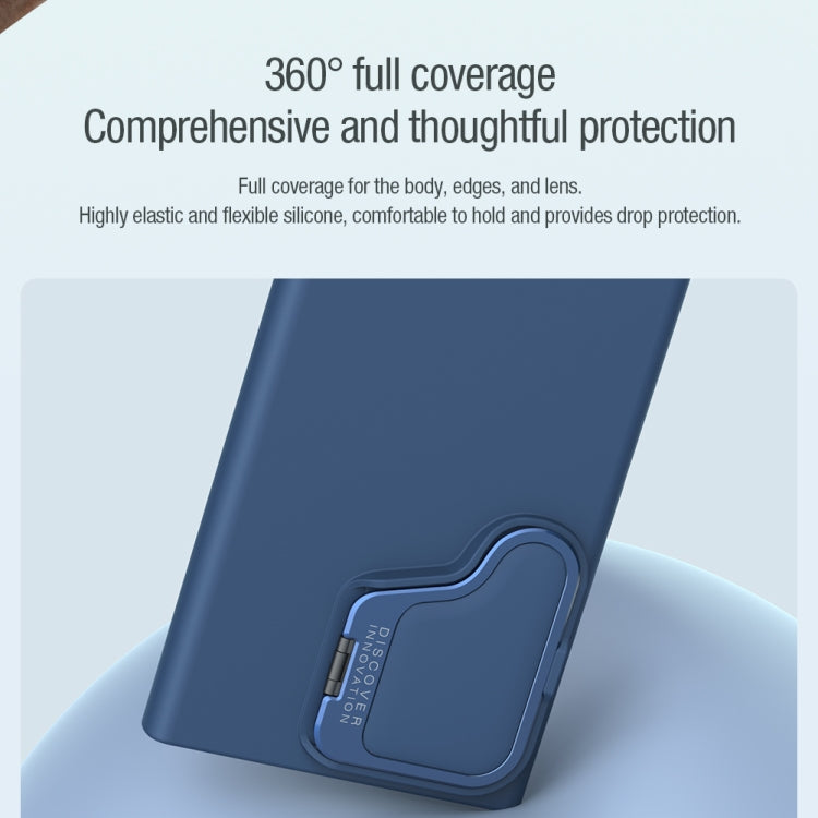 For Samsung Galaxy S24 Ultra 5G NILLKIN CamShield Prop Liquid Silicone Phone Case(Green) - free shipping - PMC TechLife - Order now!