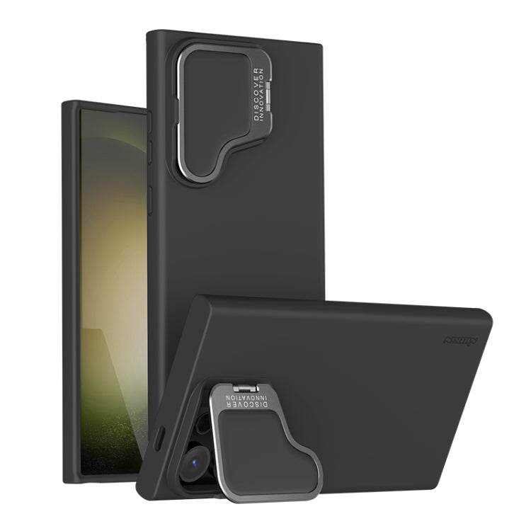 For Samsung Galaxy S24 Ultra 5G NILLKIN CamShield Prop MagSafe Liquid Silicone Phone Case(Black) - Galaxy S24 Ultra 5G Cases by NILLKIN | Online Shopping South Africa | PMC TechLife | Buy Now Pay Later Mobicred