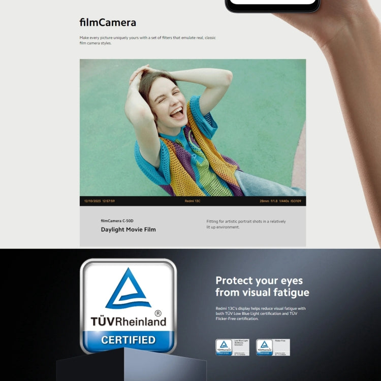 Xiaomi Redmi 13C 5G, 6GB+128GB,  6.74 inch MIUI 14 MediaTek Dimensity 6100+ Octa Core 2.2GHz, NFC, Network: 5G, Not Support Google Play(Starlight Black) - free shipping - PMC TechLife - Order now!