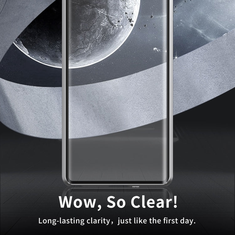 For Samsung Galaxy S24 Ultra 5G MagSafe Magnetic HD Frosted Tempered Glass Holder Phone Case(Silver) - Galaxy S24 Ultra 5G Cases by PMC TechLife | Online Shopping South Africa | PMC TechLife